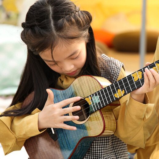 UKUuku尤克里里全单初学者小吉他26寸乌克丽丽ukulele叶知春夏秋冬 26英寸 叶知夏枫木全单圆角电箱