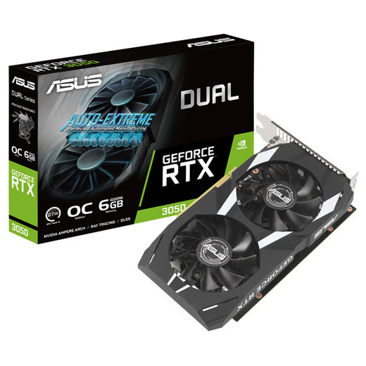 ASUS DUAL RTX 3050/3060 6G/12G Snow Leopard desktop computer gaming e-sports independent graphics card DUAL-RTX3050-O6G Snow Leopard