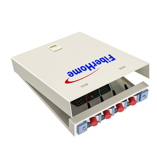 Fiberhome Fenghuo 4-Port 8-Port Universal Fibre Terminal Box Optical Cable Fusion Box Scheibe SC/FC/LC-Schnittstelle Wall Hanging Full FC Single-Mode Full 4-Port