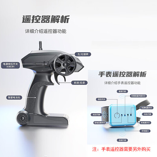 超大号遥控船高速快艇模型男孩儿童礼物船模玩具可下水电动船 60cm战列舰LHD