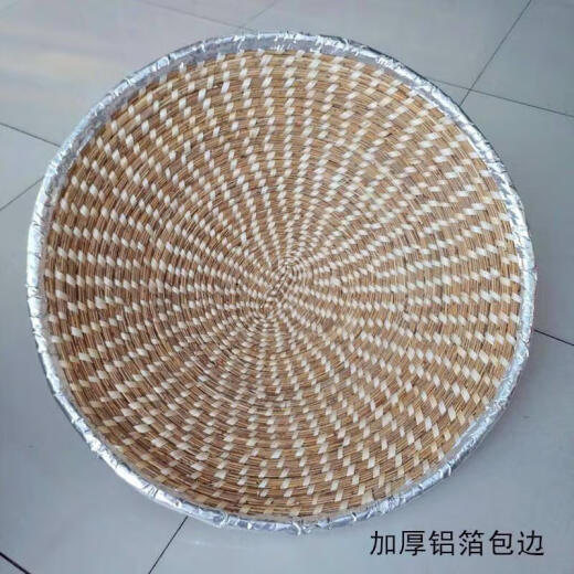Runyun Jia Bamboo Weaving Pot Deckel Bambus Weben, um Herd Pot Damhamer Dampfer großes altmodisches runde Gras zu machen _border 15 7374 cm
