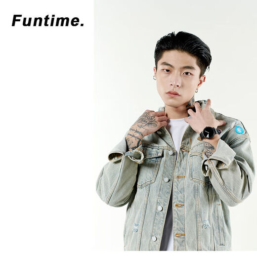 Funtime Watch Creative Trend Couple personnalisé Junior et Senior High School étudiant regarder des hommes et des femmes imperméables F9859 Snow Mountain White