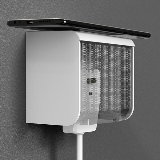 International Electrician International Electrical Switch Socket Universal Type 86 Waterproof Box Splash-proof Box Protective Cover Bathroom Toilet Socket Waterproof Cover Starry Sky Gray