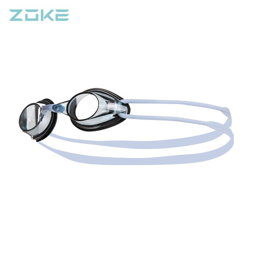 ZOKE Professional Anti-fog Swimming Goggles Flat Light Adult Men's and Women's HD Waterproof Swimming Goggles Racing Swimming Goggles Transparent 622501111-3 (Flat Light) Regular