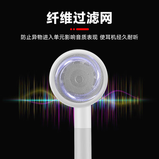 JD Logistics Wired Headphones Mobile Music Game Headphones 3.5mm Interface Suitable for Android Computers Laptops and Mobile Phones Suitable for Promotional Semi-In-Ear Generation Generation Color Random/Cable Length 60cm