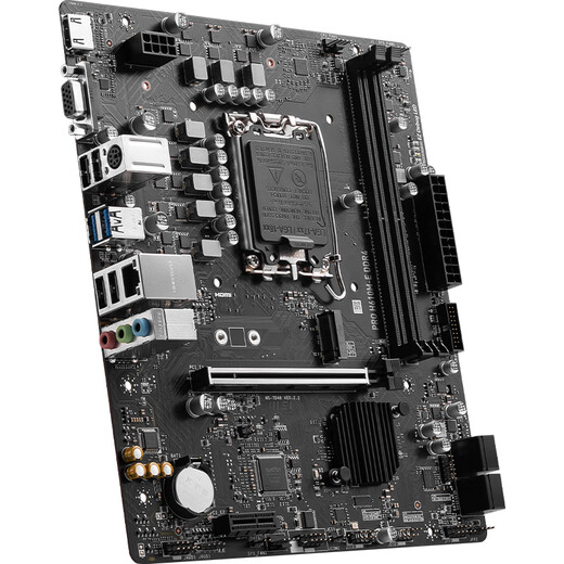 微星（MSI）PRO H610M-E DDR4电脑主板 支持CPU 12490F/13490F/13400F(INTEL H610/LGA 1700)