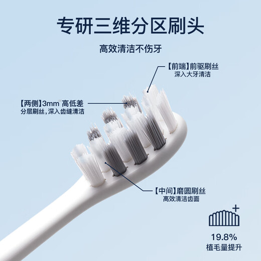 Cepillo de dientes eléctrico de la pareja de Shuke Cambio de área inteligente Adulto/Estudiante Dé a los hombres Modo de sonido suave Modo de 5 etapas Día del Padre Subsidio Nacional T3 Norwegian Blue