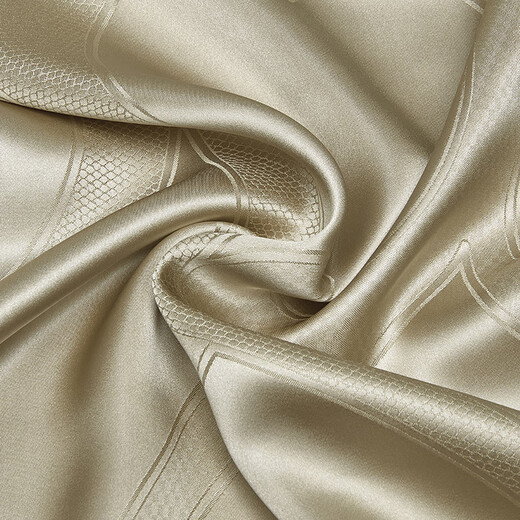 
Sihuang Light Luxury Silk Four-Piece Set Large Jacquard 100% Mulberry Silk Bedding 19 Mummi Silk Set Wedding Yutang Chengfu 3894 1.8-meter bed Four-Piece Set [Quilt Cover 200x230cm]