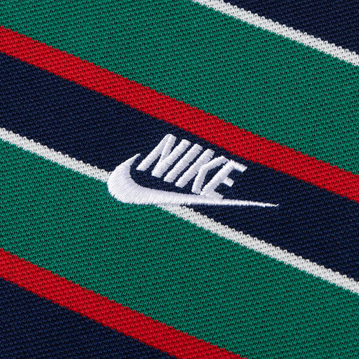 耐克（NIKE）T恤男夏季新款运动POLO衫舒适透气休闲时尚潮流翻领条纹短袖 FN3897-410 2XL