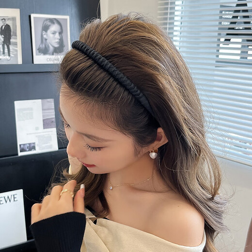 Chimera (CHIMERA) 2 pieces simple and versatile wrapped acrylic headbands for women, Korean version of Internet celebrity thin headbands, outer departure card, birthday gift for girls