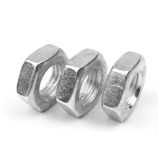 GB6172/GB54 galvanized thin nut M6-M30 flat nut hexagonal thin nut/galvanized nut/hexagonal nut M12[20 pieces]