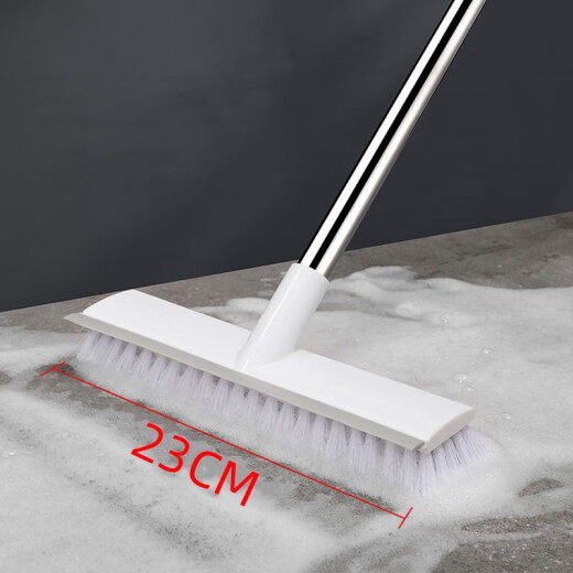 HOUYA long pole floor brush and floor wiper two-in-one bathroom cleaning brush floor wiper toilet brush floor gap brush