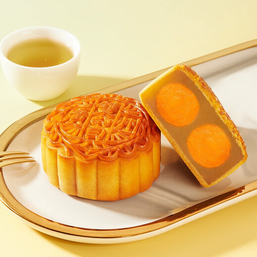 Guangzhou Restaurant Mooncake Gift Box Chinese Time-honored Cantonese Mooncake Classic Tin Box Lotus Paste Five Kernels Mid-Autumn Festival Gift Welfare Group Purchase