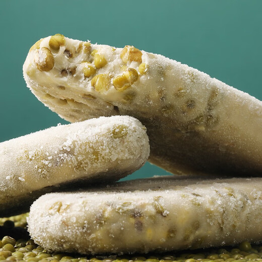 Guangming brand premium heavy mung bean popsicle 96g*10 pieces, mint refreshing taste popsicle, cold drink ice cream family pack