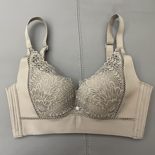 
Love to wear 2024 new underwear 6625 comfortable and breathable gathering and collecting breast adjustment bra meridian conditioning bra Qingguise 80B medium thickness about 2.5 cm