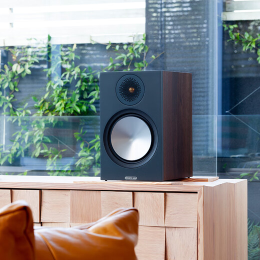 Monitor Audio [flagship set] Copper 100 bookshelf speakers Imported HIFI passive audio level audio Desktop audio 2.0 HIFI set Copper 100+Atesa combined amplifier