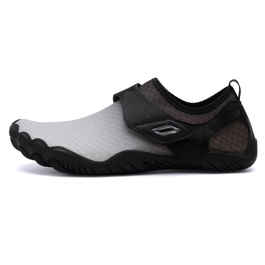 RZWOLF lightweight cycling shoes for men and women outdoor lock-free mountain couple road casual breathable soft sole non-slip bicycle shoes Quan F001 black gray (a size larger) 42
