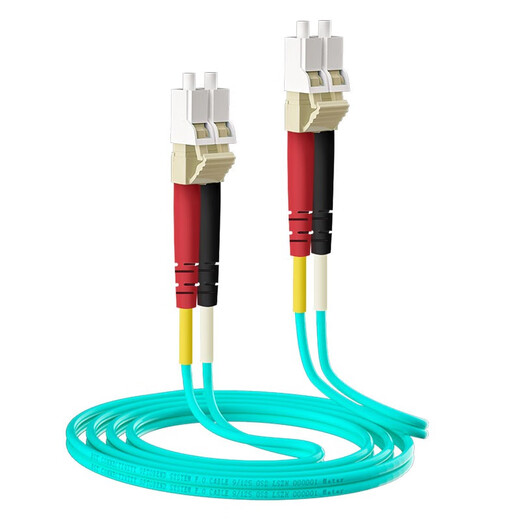 Bestone 10 Gigabit multimode fiber jumper LC-LC dual core telecommunications grade 50/125LSZH external cable pigtail OM3-LC-LC (multi-mode dual core) 5 meters