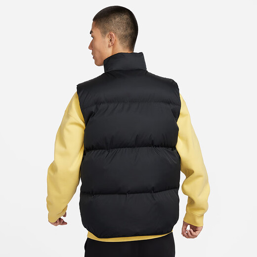 【8成新】耐克NIKE棉马甲男子棉服保暖CLUB PUFFER VEST马甲FB7374-010黑L