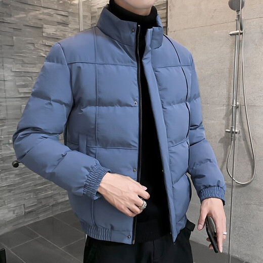 
Jeanswest cotton coat men's cotton jacket short winter thickened jacket men's cotton jacket bread jacket middle-aged and young winter men's trendy and versatile C136-8228-Black XL (130-140Jin [Jin equals 0.5 kg])