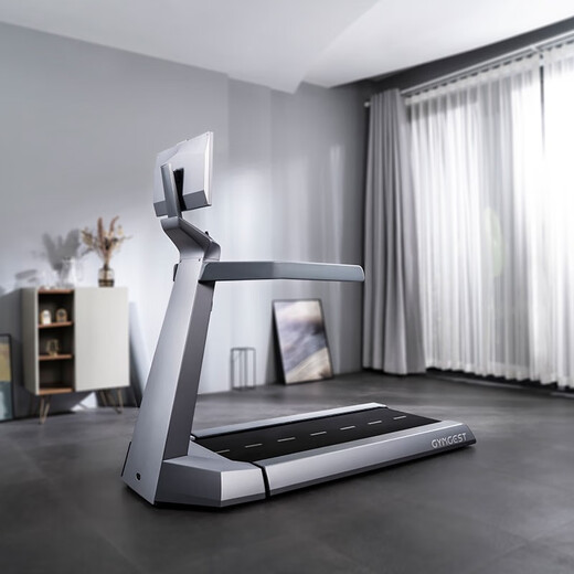 GYMGEST home sports weight loss AI smart 21.5-inch screen indoor shock-absorbing small shock-absorbing folding treadmill