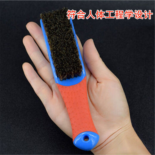 Qumei Siwen play brush bristle brush soft and hard bristle nano brush steel wire brush diamond walnut pulp cleaning anti-alkali tool set 4 kinds of large brush + small wire + crochet bag oil gloves
