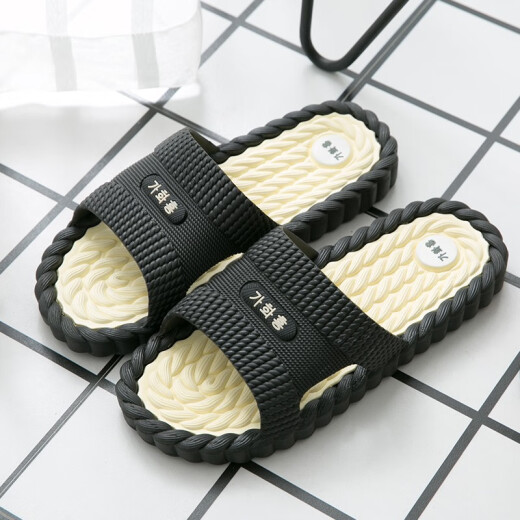 Aowan-Sandalen für Frauen, Männer, Sommermassage für Innenpaare zu Hause, ein Paar nicht rutsches Badezimmerbad für Frauen, Baolan (9859) 42 (42-43)