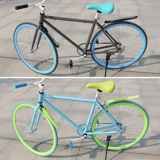 Rogtyo Road Bicycle Fender 700C Spee à vitesse Dead Speed-Speed ​​Rain Couvre-ciment Front Tile Bicycle de circulation