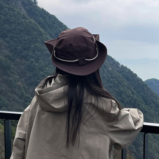 Memaru Western Cowboy Hat Fisherman Hat Women's Summer Breathable Sun Protection Hat Outdoor Camping Sun Shade Hat Hiking Mountaineering Hat Men's Khaki-Mountain Label [Waterproof and Quick-drying]