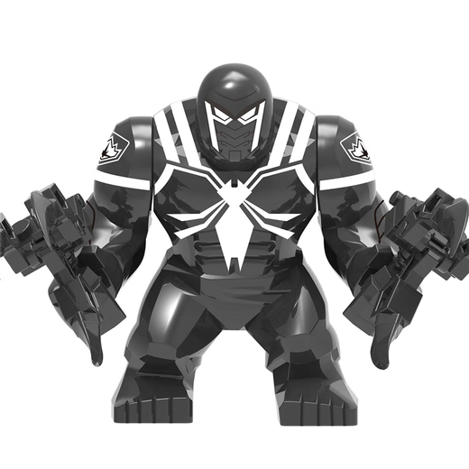Minifiguras de terceros bloques de construcción de alta calidad Héroes de Marvel gran hombre de hierro veneno thanos hulk juguete amarillo claro 1049 agente venenoso