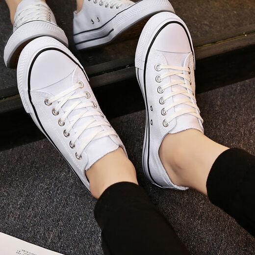 Hero Rooster (Yingxiongji) 2021 Sommer Neue Leinwandschuhe für Männer Schülern Low Top -Paar Board Schuhe koreanischer Stil Atmungsfreier lässiger Stoffschuhe Trendy 6621 Blue 42 (Standardgröße)