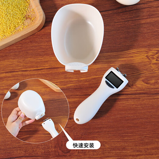 Huirong Tongda Electronic Measuring Spoon Scale Gram Weighing Scale Spoon Measuring Cup Gram Weight Noodle Spoon Quantitative Digging Flour Scooping Rice Salt Control Large Head Electronic Measuring Spoon