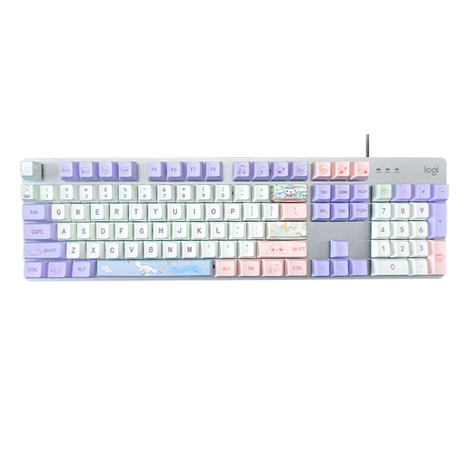 
Logitech K845 mechanical keyboard mechanical key shaft wired mechanical keyboard e-sports office games desktop external laptop K845 tea shaft-Lavender