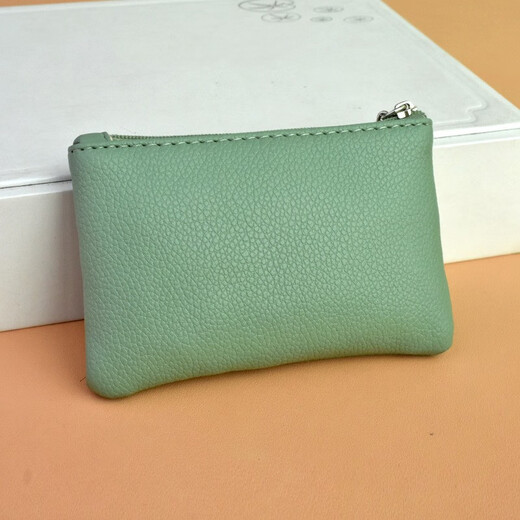 Queenjoy Neue Solid Color Frauen Mini Coin Wallet Weichgesicht modische süße kleine Kartenbeutel einfache modische kleine frische Schlüsselbeutel Rumba Rot