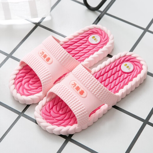 Aowan-Sandalen für Frauen, Männer, Sommermassage für Innenpaare zu Hause, ein Paar nicht rutsches Badezimmerbad für Frauen, Baolan (9859) 42 (42-43)