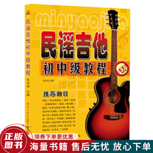 正版旧书 民谣吉他初中级教程