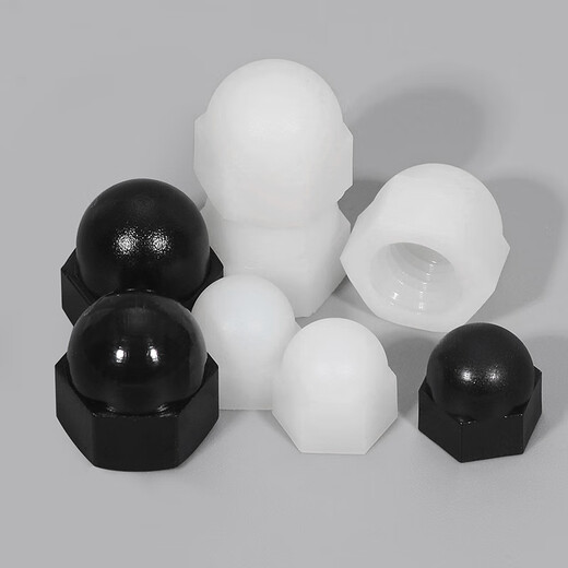 Jinggong M4M5M6M8 нейлоновая колпачковая гайка колпачковая гайка декоративная колпачок пластиковая гайка пластиковая гайка 8L M4 белая 20 шт.