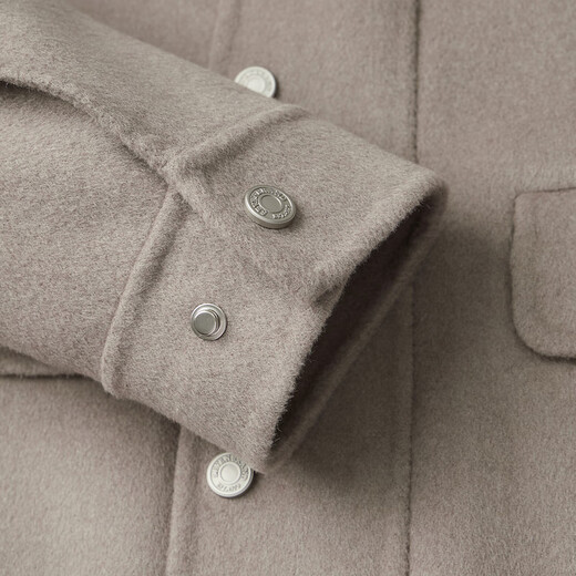 Veste à revers masculin à sept marques hiver laine décontractée laine à double face veste épaisse [en velours côtelé] 125JD70140 kaki 4xl (200)