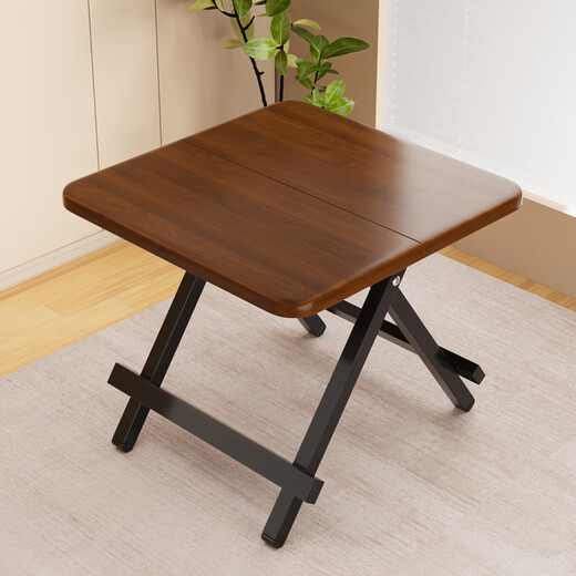 Shuhao foldable table portable small apartment rental home dining table dining table square table stall small table