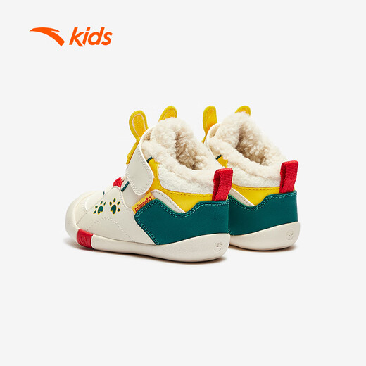 Anta toddler shoes, two cotton shoes, winter shoes, baby boys' shoes, velvet warm high-top short boots, kindergarten shoes A12540032
