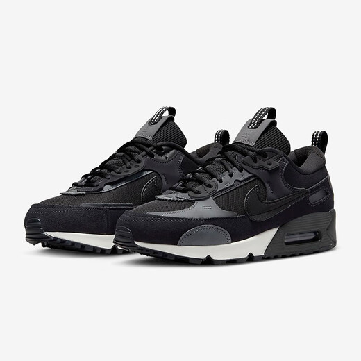 Nike Air Max 90 Futura Shock Mackioning, износостойкие, удобные и дышащие женские кроссовки модные повседневные кроссовки DM9922-003 Black 35.5