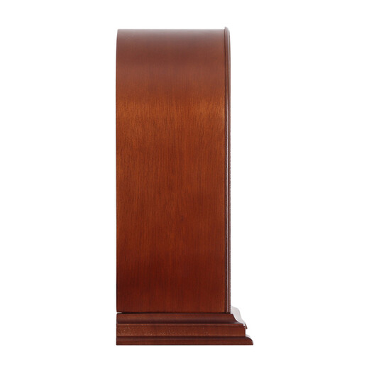 MapleLeaf home solid wood desk clock living room retro desktop personalized clock ornaments new Chinese style simple quartz clock desktop clock Liriodendron wood + silent quartz movement + Arabic dial