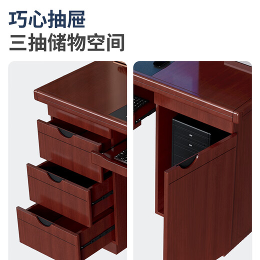Zuosheng office furniture staff desk single computer paint table desktop writing desk manager desk 140*70 style 2