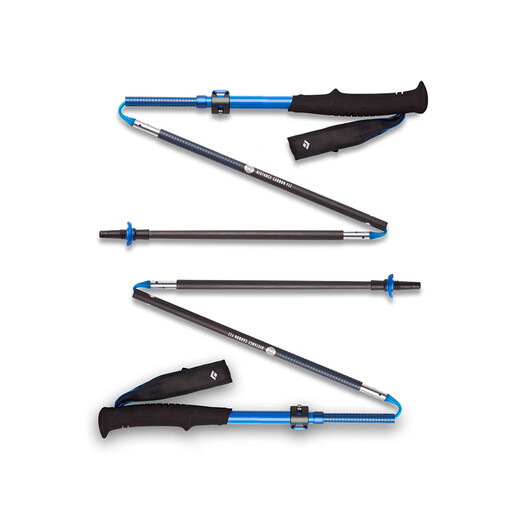 Black Diamond/Black Diamond CARBON FLZ lightweight carbon fiber high-quality foldable lightweight outdoor hiking pole BD112537 95-110CM