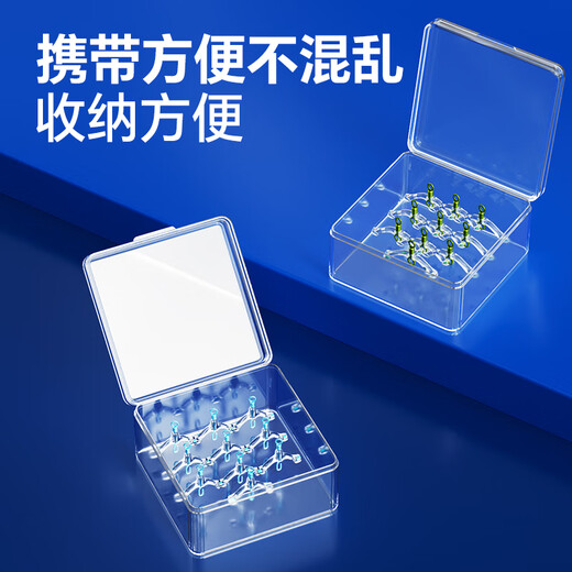 Xiaofengxian hook splitter sub-line double hook splitter anti-winding silicone split bean fish hook splitter accessories fishing gear splitter hook splitter eight-character ring style large size 20 capsules/box