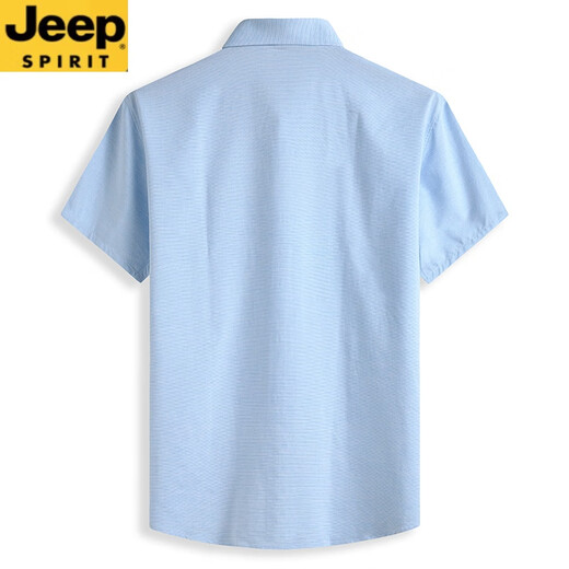 JEEP, мужская повседневная рубашка с короткими рукавами большого размера, летняя тонкая, свободная, толстая, увеличенная, без железа, с карманом и половиной рукавов, розовая 225 10XL