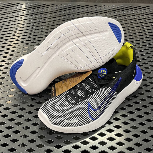 耐克（Nike）跑步鞋男鞋2025年夏季新款运动鞋FREE RN赤足公路缓震轻便休闲鞋 FB1276-003黑白蓝 44.5