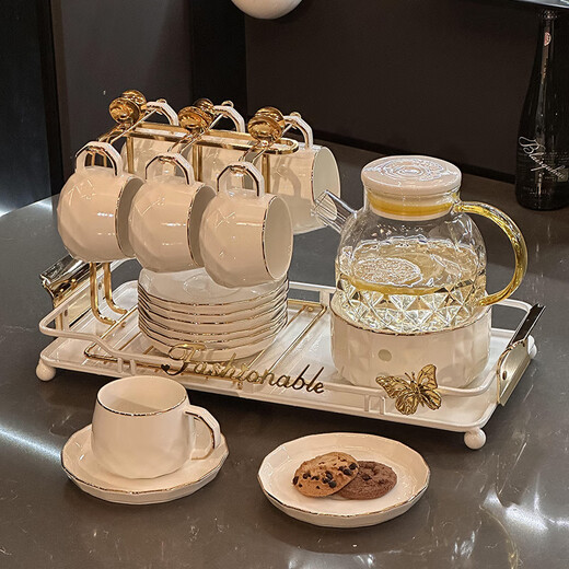 Xibaisheng Housewarming Gifts, Practical Tea Sets, Wedding Gifts, New Home Conservatories, Warm House Cups, Light Luxury Tea Sets, 16-piece Gift Box, Type 886 B