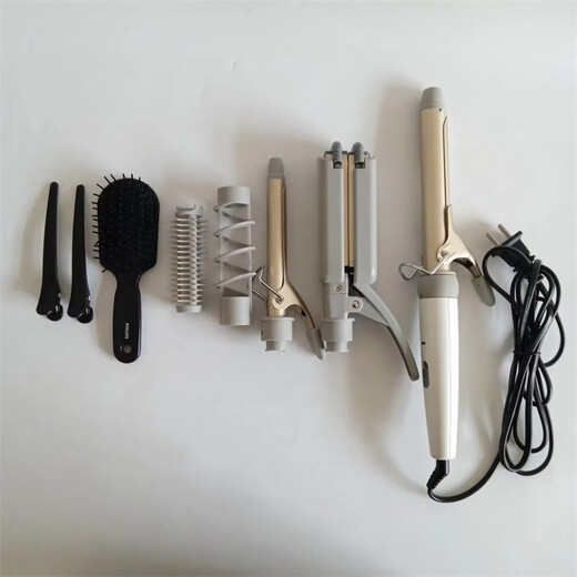 Philips/Philips HP4698 Hair Styling Kit Straightening Clips and Curling Wands for Big Wave Style