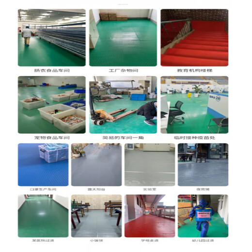 Junliu thickened and wear-resistant private garage floor mat PVC non-slip mat plastic entrance waterproof rubber door mat corridor stairs cooked rubber red man 0.9 meters width 15 meters length